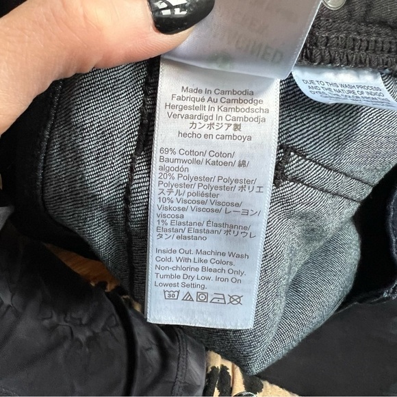 J. Crew Outlet:  Dark Denim Button Up High Rise Crop Flair Jeans Size 25 - Picture 10 of 13